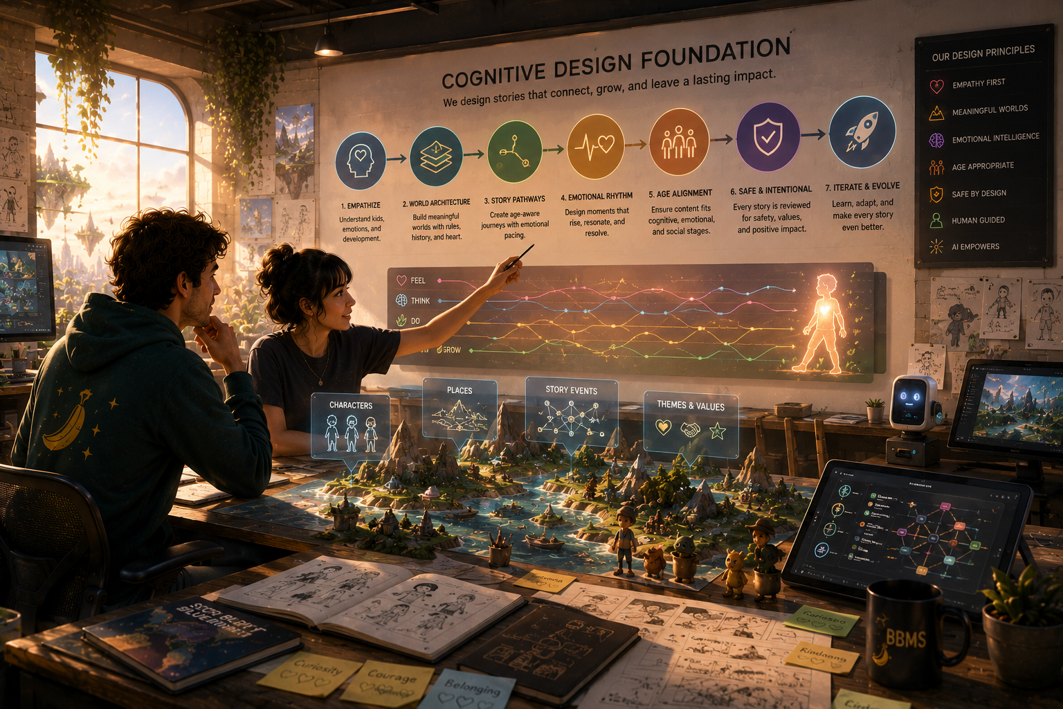 Cognitive Design — emotionally readable storytelling