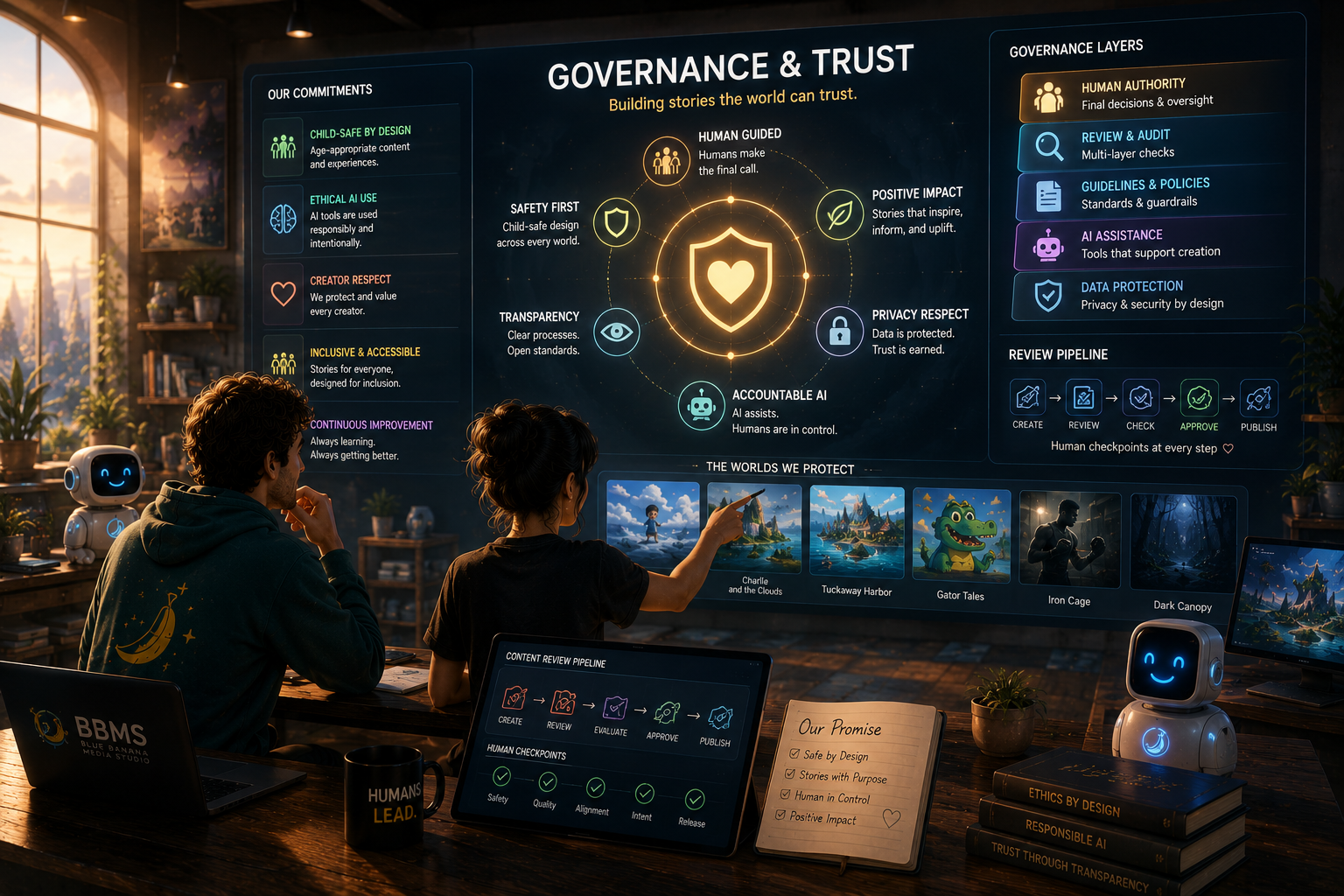 Governance and Trust — accountable creative systems