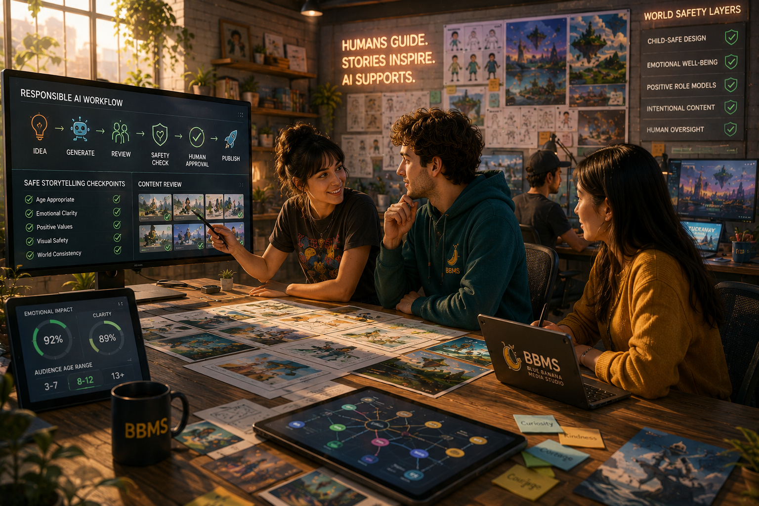 Responsible AI — human-guided creative workflows